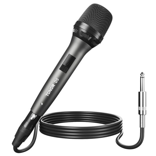 Fifine-Karaoke-Microphone-Dynamic-Vocal-Microphone-for-Speaker-6.35MM-Wired-Handheld